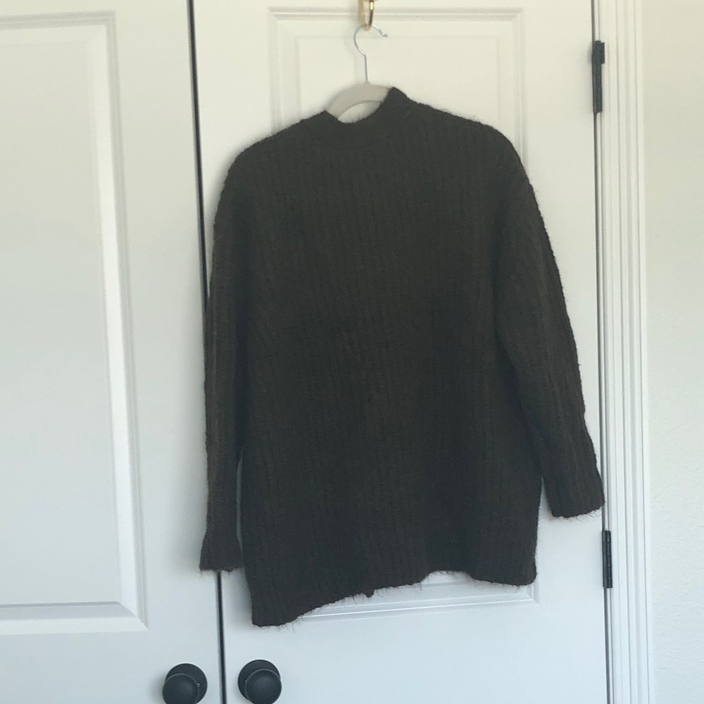 Jenni Kayne Dark Brown Cardigan Sweater - Picture 7 of 8